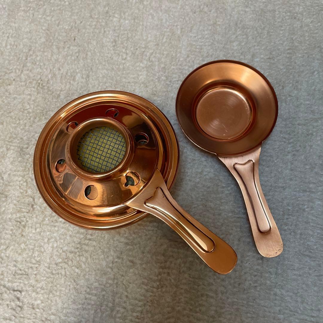 COPPER 100  WARE チーズフォンデュ鍋セット