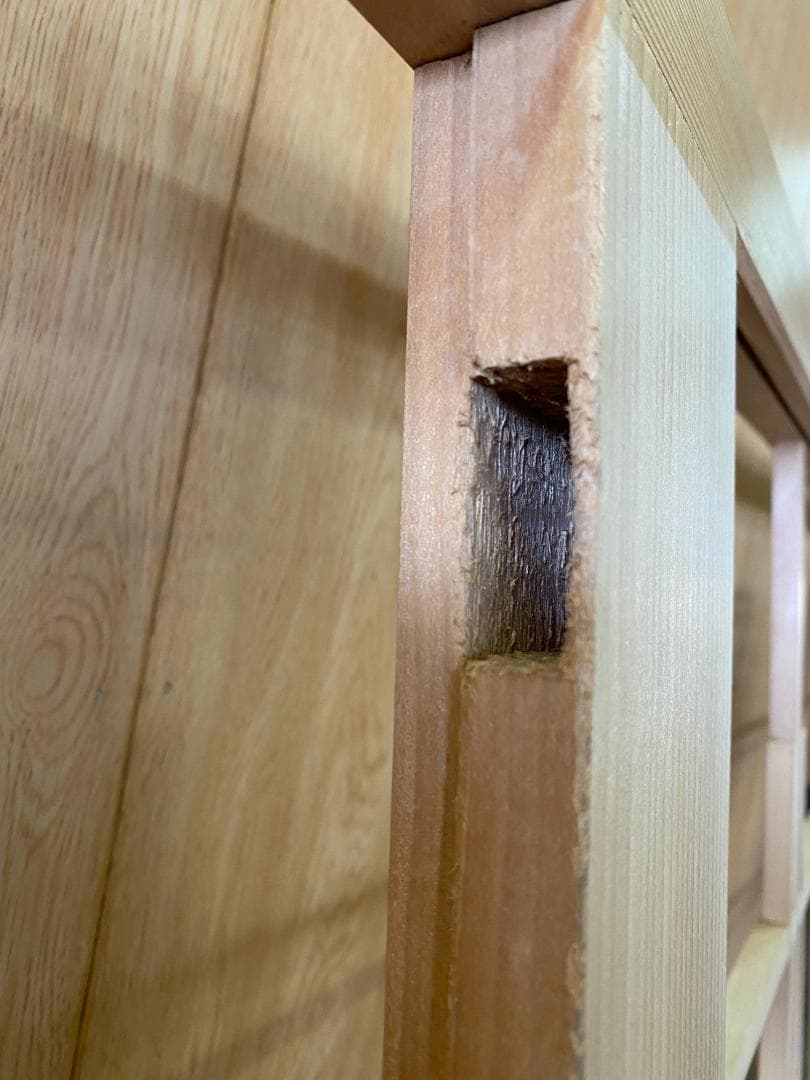 引き取り限定　建具　障子１枚（ガラス無し）・未使用品
