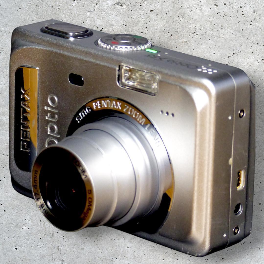 単三電池タイプ PENTAX Optio S55 箱付き 536万画素