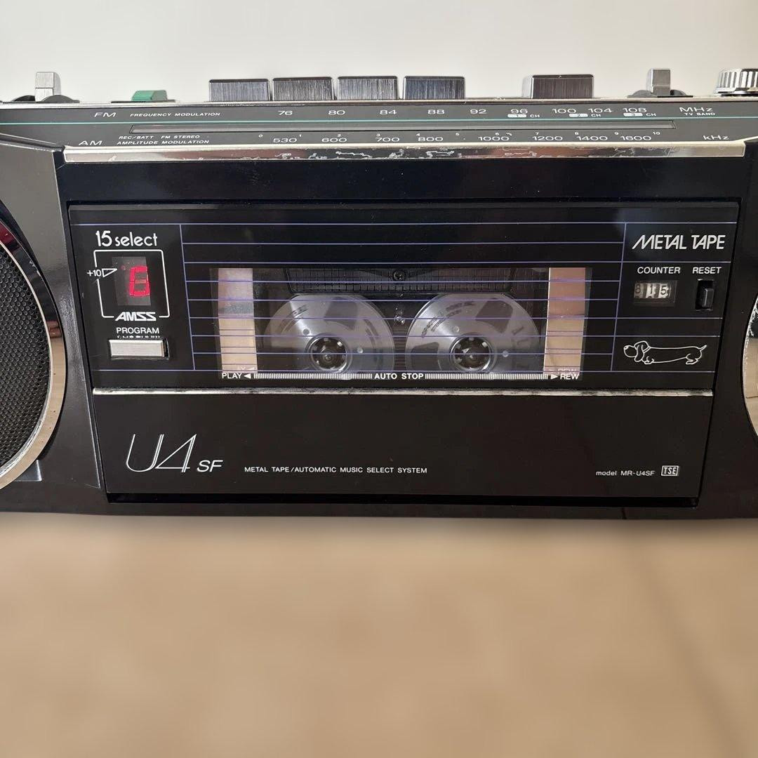 ★当時物★ SANYO MR-U4SF ラジカセ