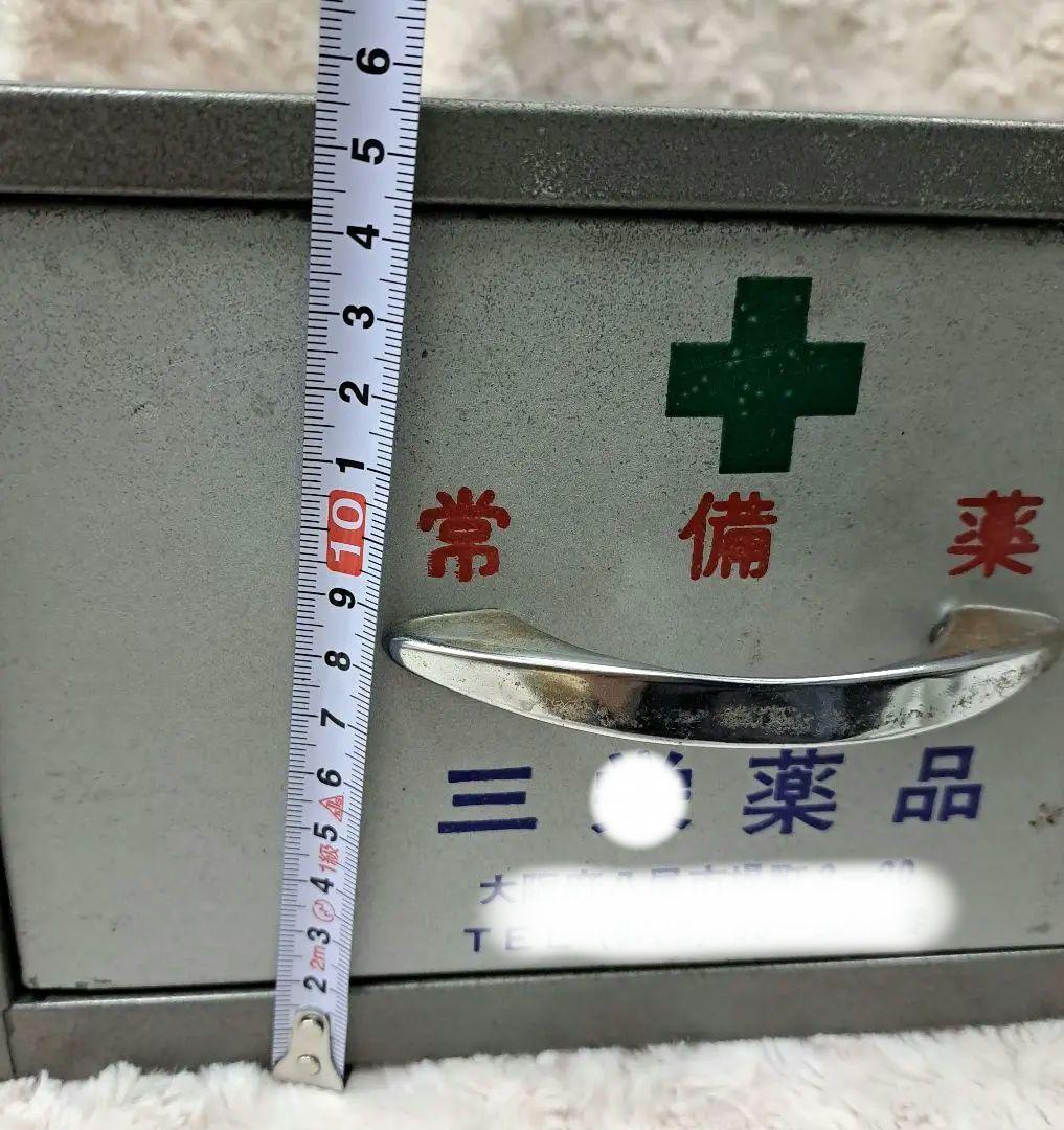 鉄製と木製　薬箱　昭和　レトロ