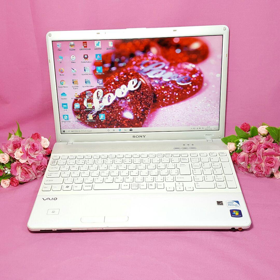 最新Windows10搭載✧大人気✧SONY✧大容量500GB✧WEBカメラ
