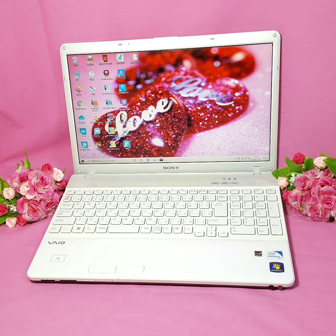 最新Windows10搭載✧大人気✧SONY✧大容量500GB✧WEBカメラ