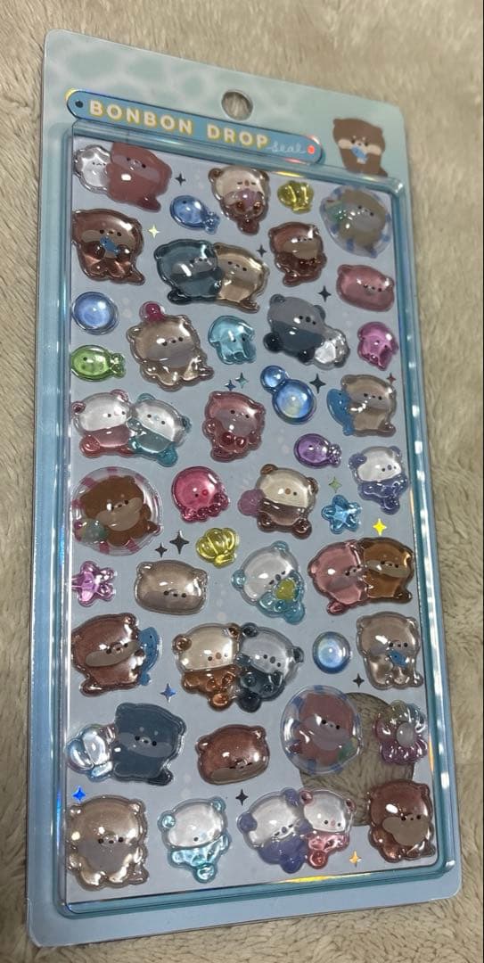 ボンボンドロップシール　ボンドロ　クーリア　水族館限定　6枚セット　【正規品】