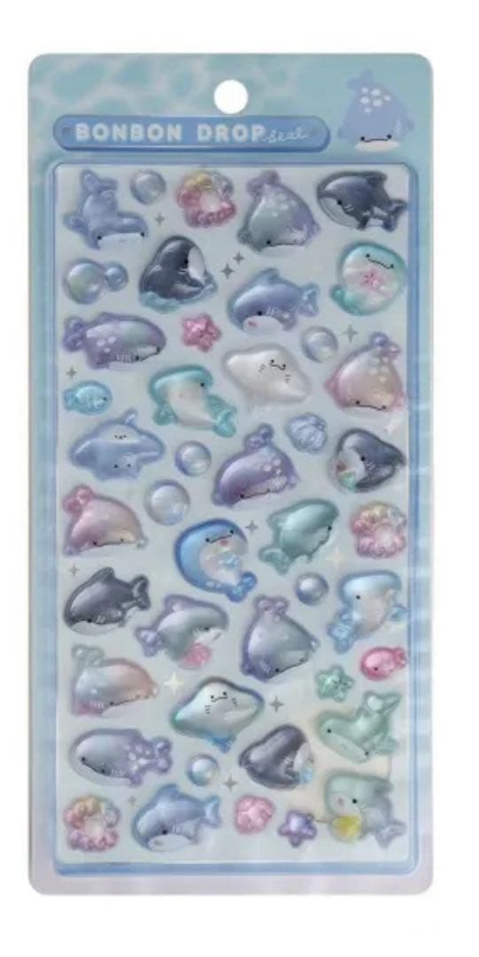 ボンボンドロップシール　ボンドロ　クーリア　水族館限定　6枚セット　【正規品】