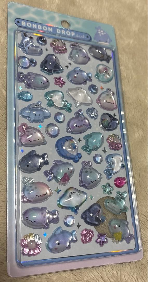 ボンボンドロップシール　ボンドロ　クーリア　水族館限定　6枚セット　【正規品】