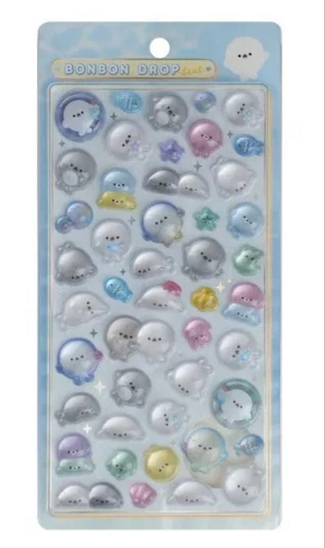 ボンボンドロップシール　ボンドロ　クーリア　水族館限定　6枚セット　【正規品】