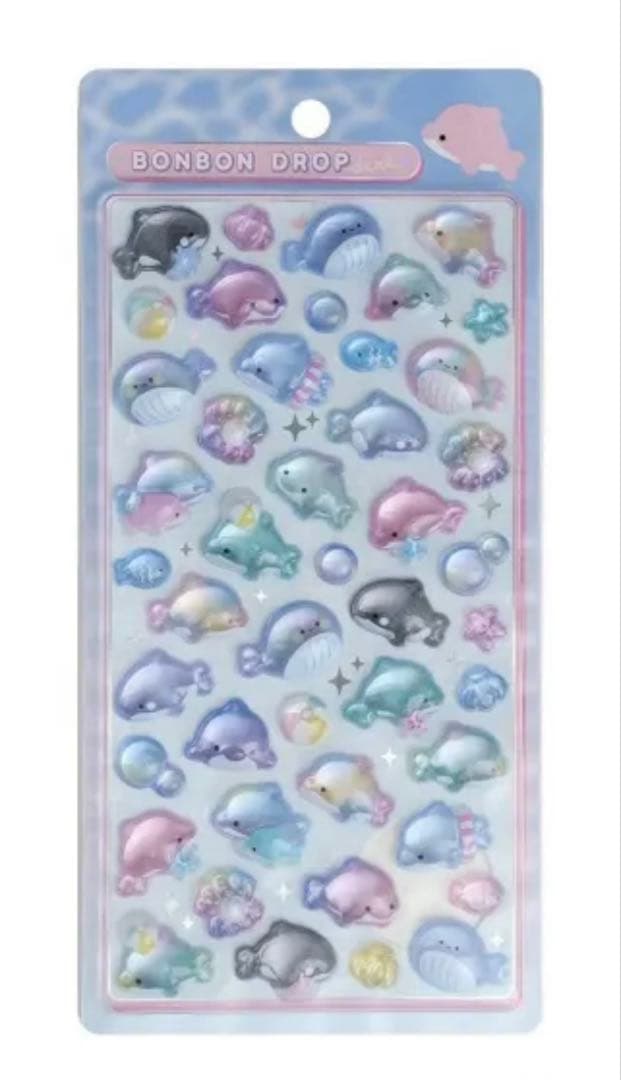 ボンボンドロップシール　ボンドロ　クーリア　水族館限定　6枚セット　【正規品】