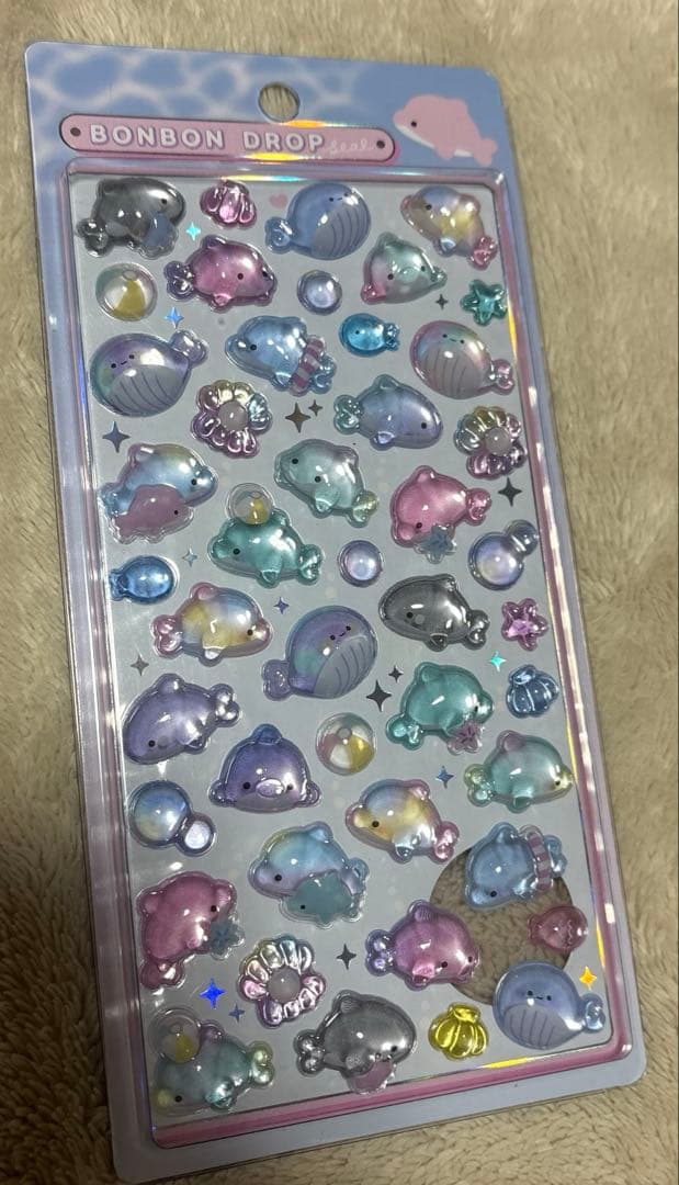 ボンボンドロップシール　ボンドロ　クーリア　水族館限定　6枚セット　【正規品】