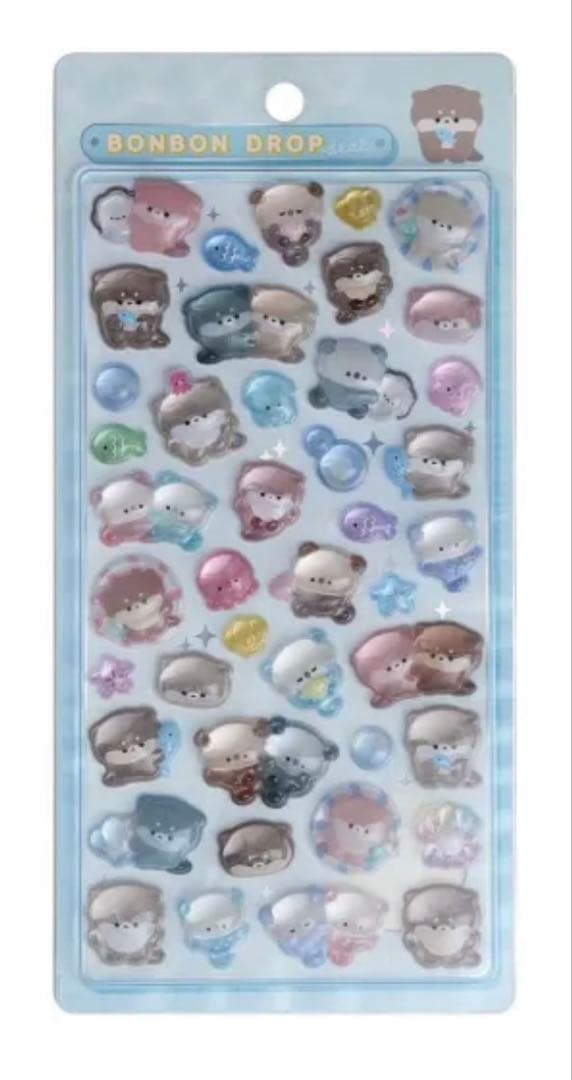 ボンボンドロップシール　ボンドロ　クーリア　水族館限定　6枚セット　【正規品】