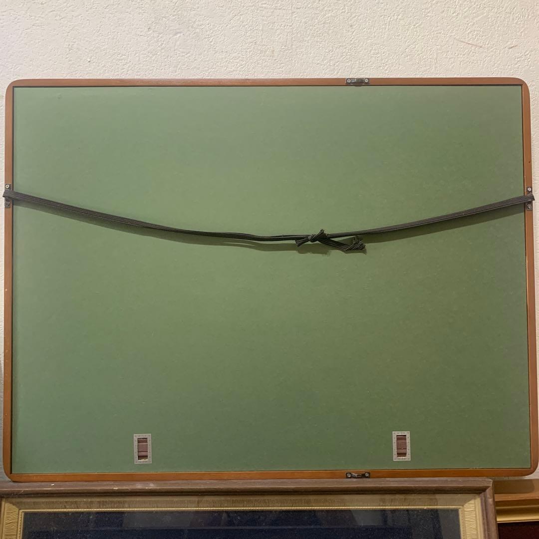 絵画　水彩肉筆画　真作　姫野陸郎『秋の風景画』1987年作