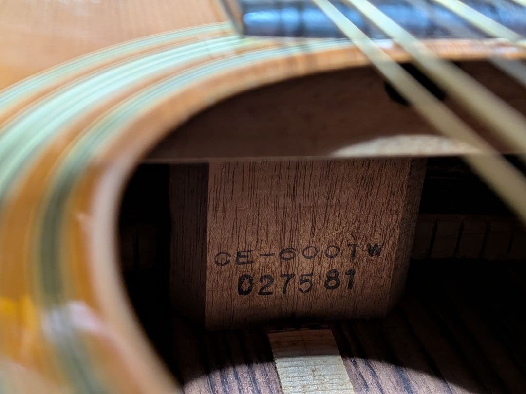 Cat's Eyes CE-600TW 12弦、1981年製ビンテージ美品、