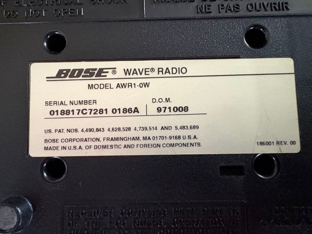 【希少・リモコン付】BOSE ボーズ Wave Radio AWR1-0W