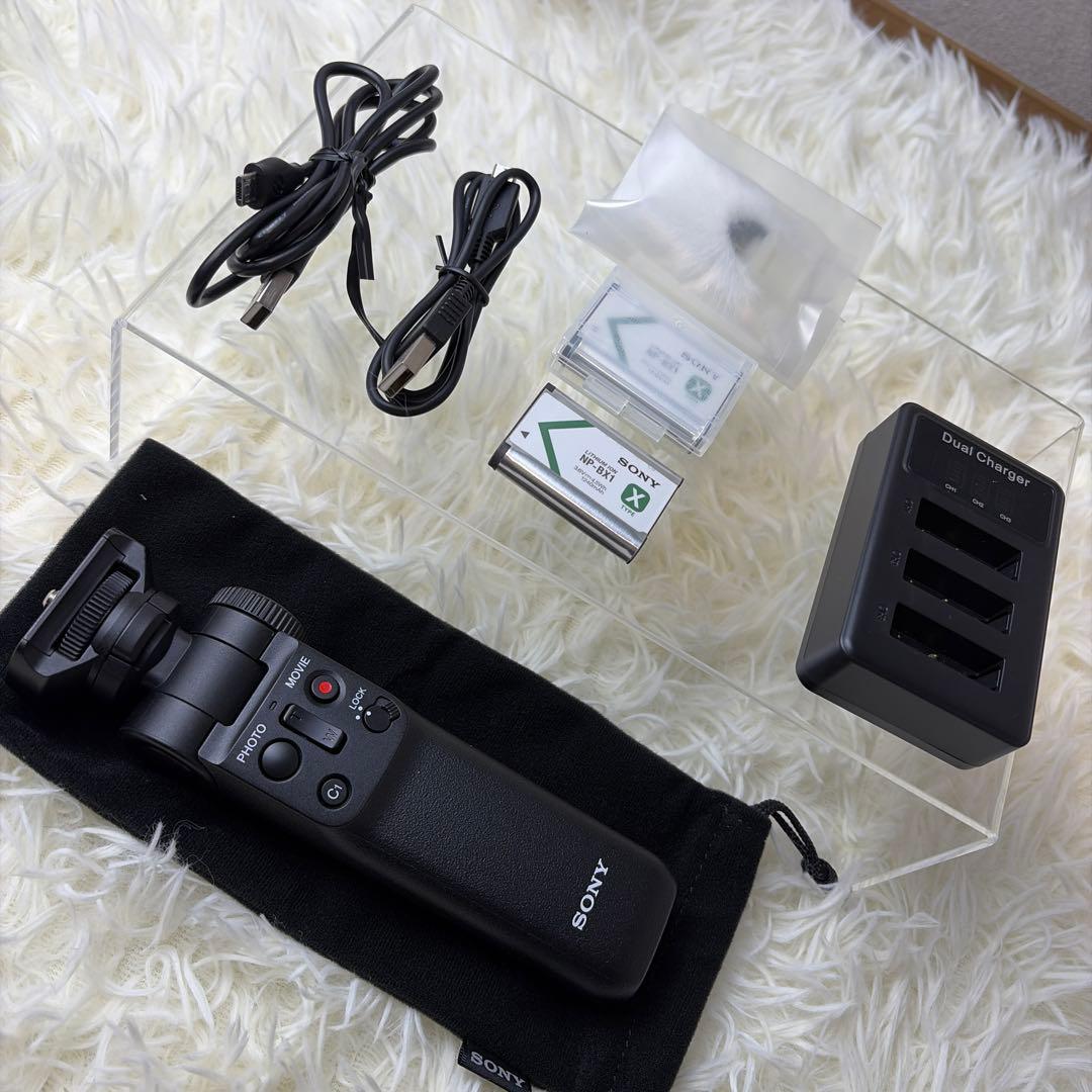 【極美品】SONY VLOGCAM ZV-1 シューティンググリップキット