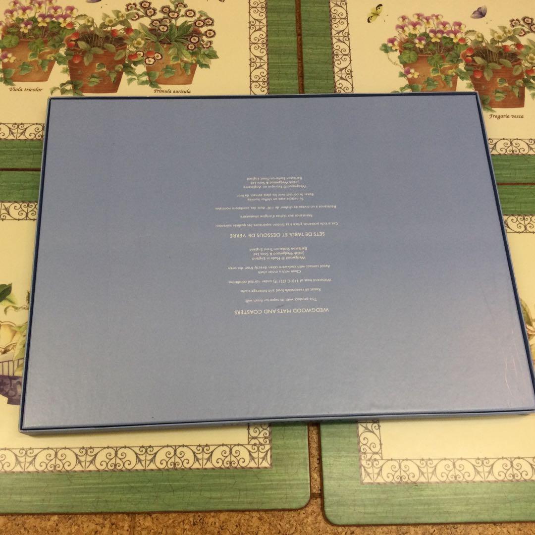 ウェッジウッドイギリス本社工場店舗で購入☆ランチマット　コルク4枚