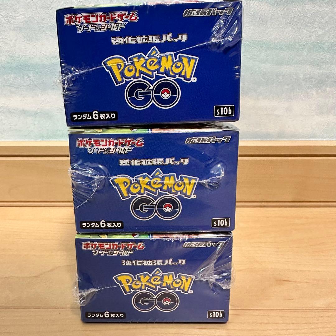ポケモンGO 新品 未開封 シュリンク付き 3 ボックス