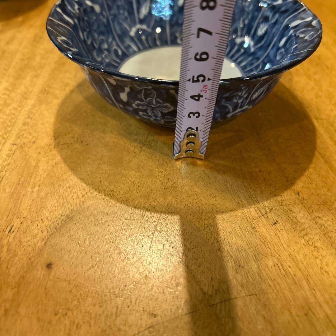 福泉窯　染付絵付鉢　五個