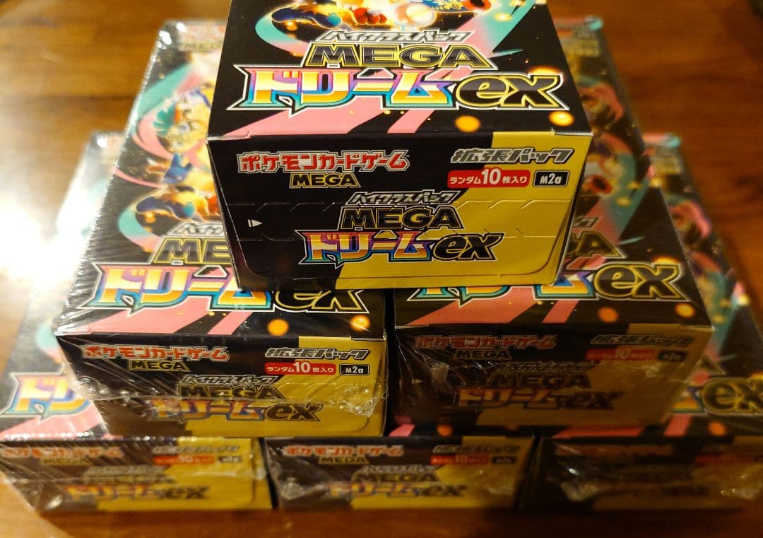 ポケモンカード MEGAドリームex 未開封 シュリンク付き 5BOX＋1BOX