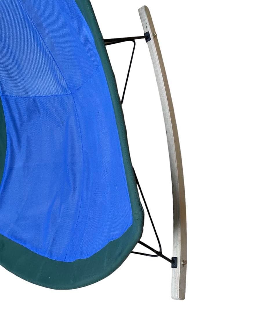 ロッキングチェア　フットマン　2点セット　グリーン