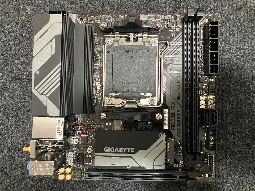 【交渉OK・美品】GIGABYTE A620I AX Mini-ITX/AM5