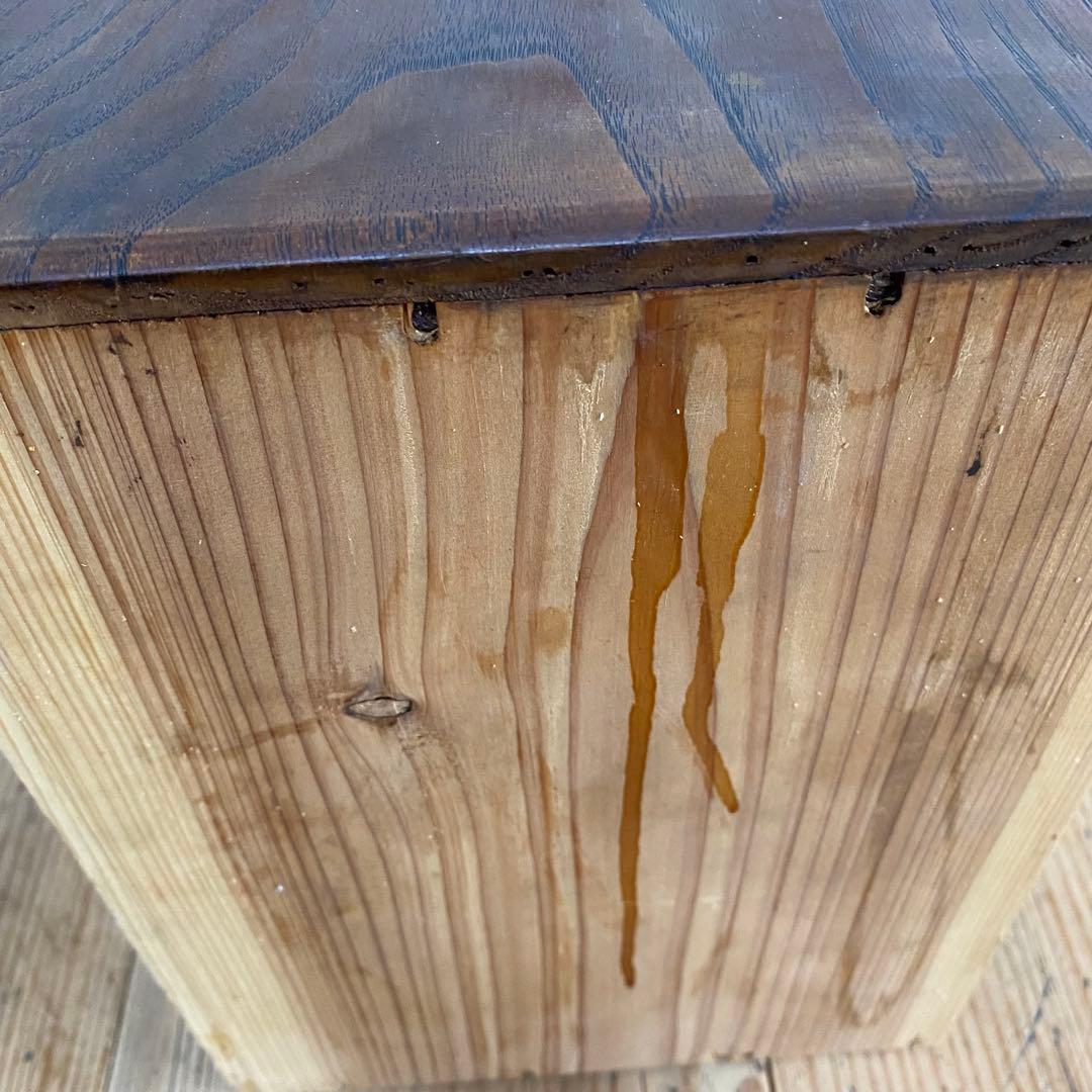 アンティーク オープンラック 棚 キッチン収納 無垢材 z913