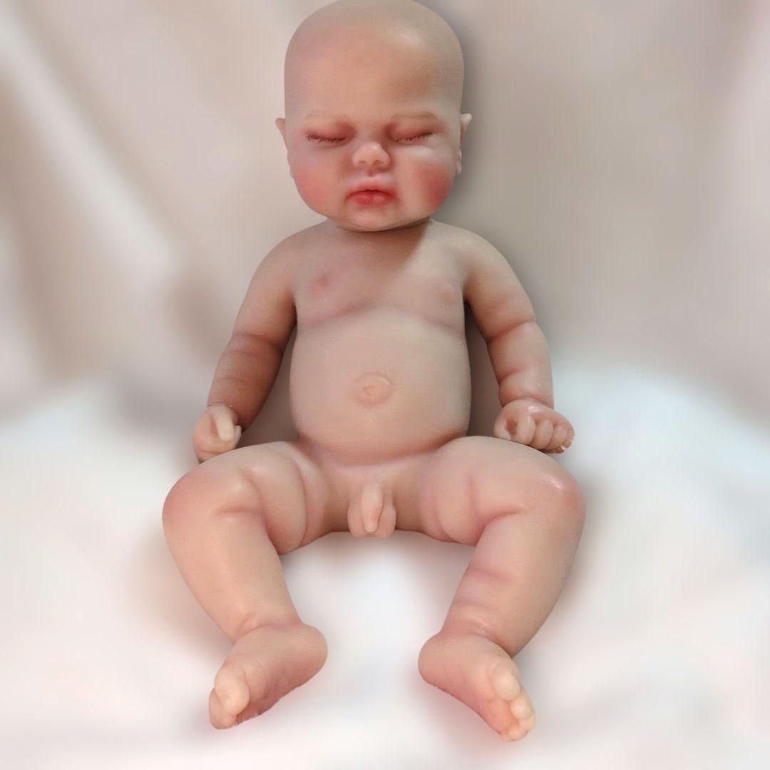 リボンドール☆フルシリコンベビー男の子お洋服付き