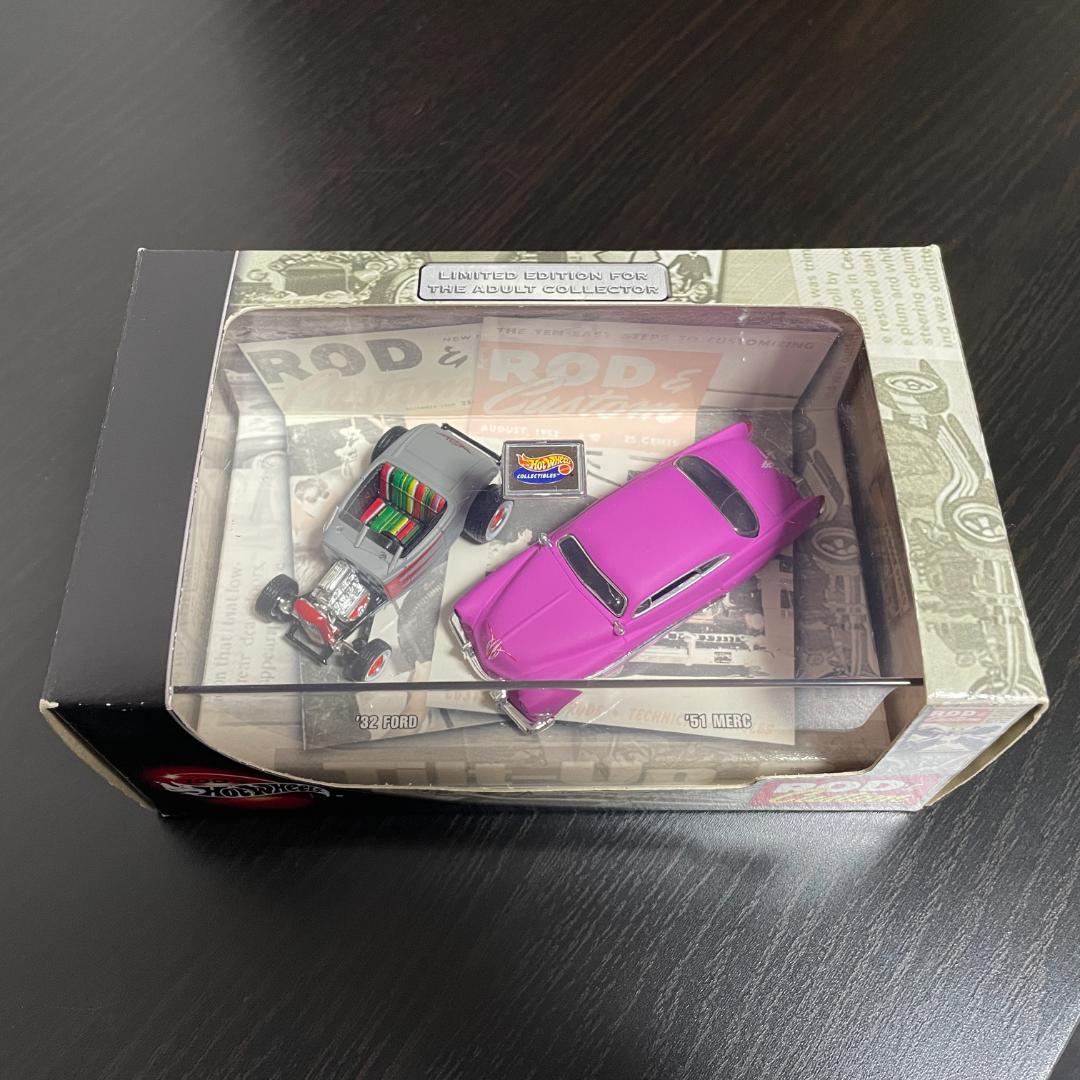 【激レア】100%ホットウィール Rod & Custom 2台セット 未開封