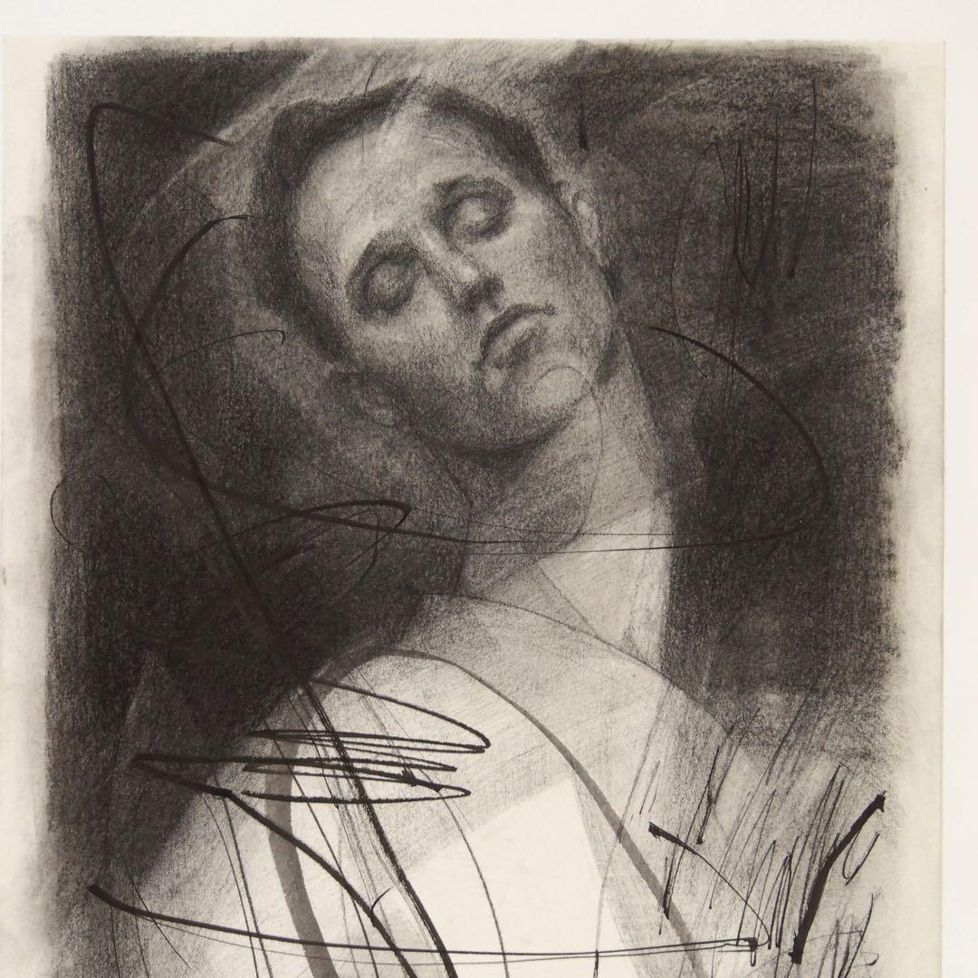 人物画 ドローイング 作品 絵画 現代アート モダンアート インテリア 舟越桂