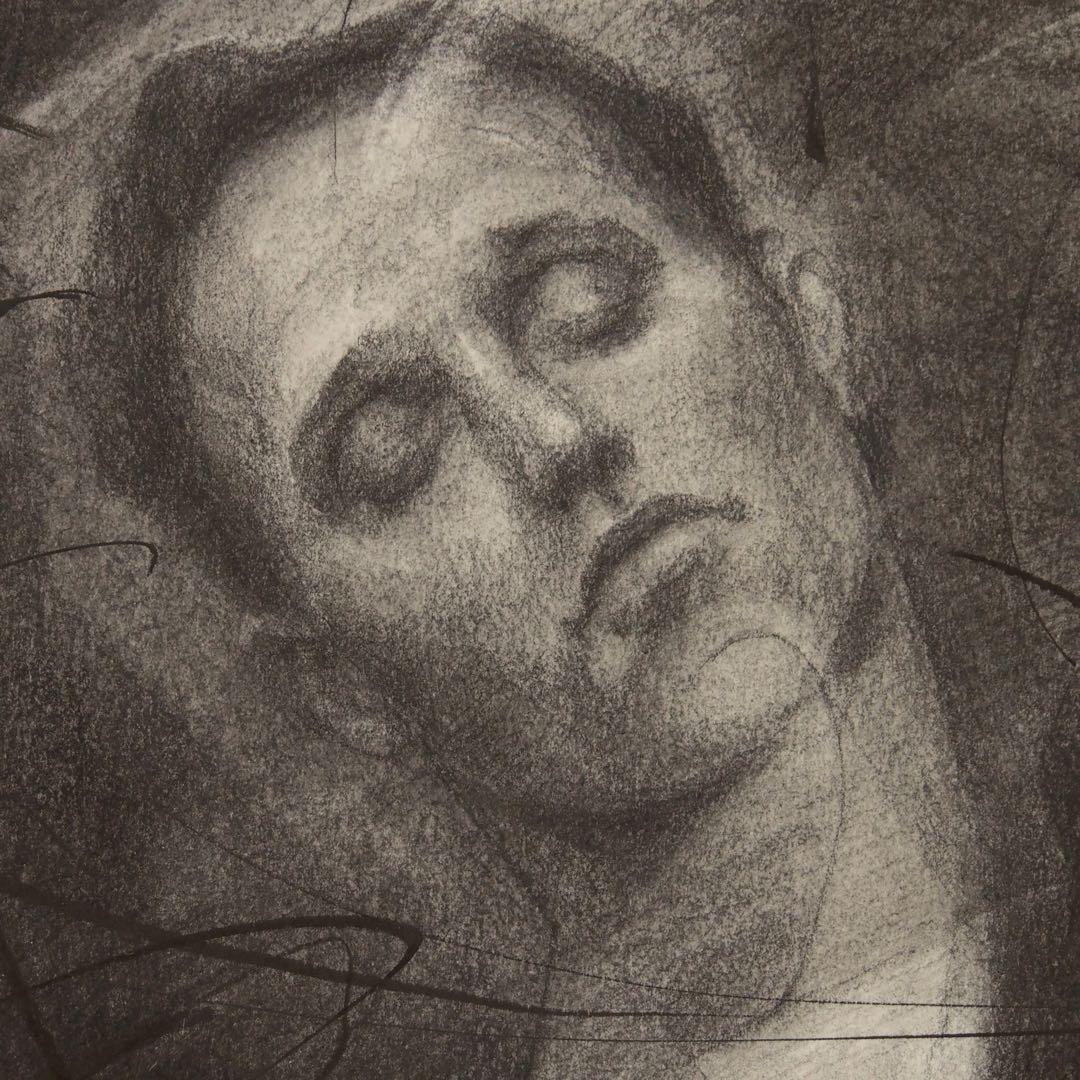 人物画 ドローイング 作品 絵画 現代アート モダンアート インテリア 舟越桂