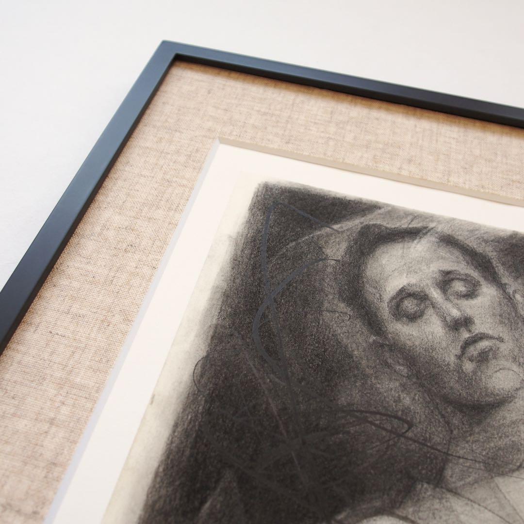 人物画 ドローイング 作品 絵画 現代アート モダンアート インテリア 舟越桂