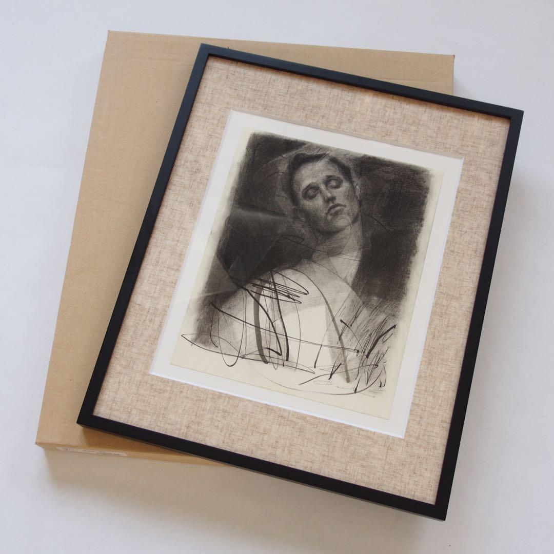 人物画 ドローイング 作品 絵画 現代アート モダンアート インテリア 舟越桂