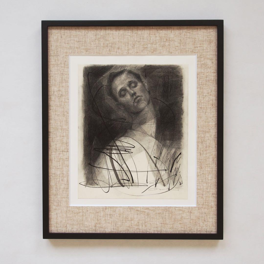 人物画 ドローイング 作品 絵画 現代アート モダンアート インテリア 舟越桂