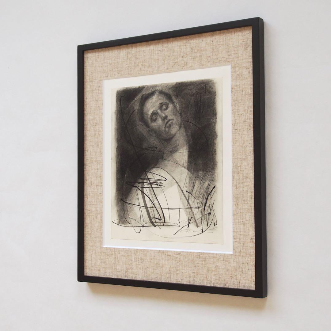 人物画 ドローイング 作品 絵画 現代アート モダンアート インテリア 舟越桂