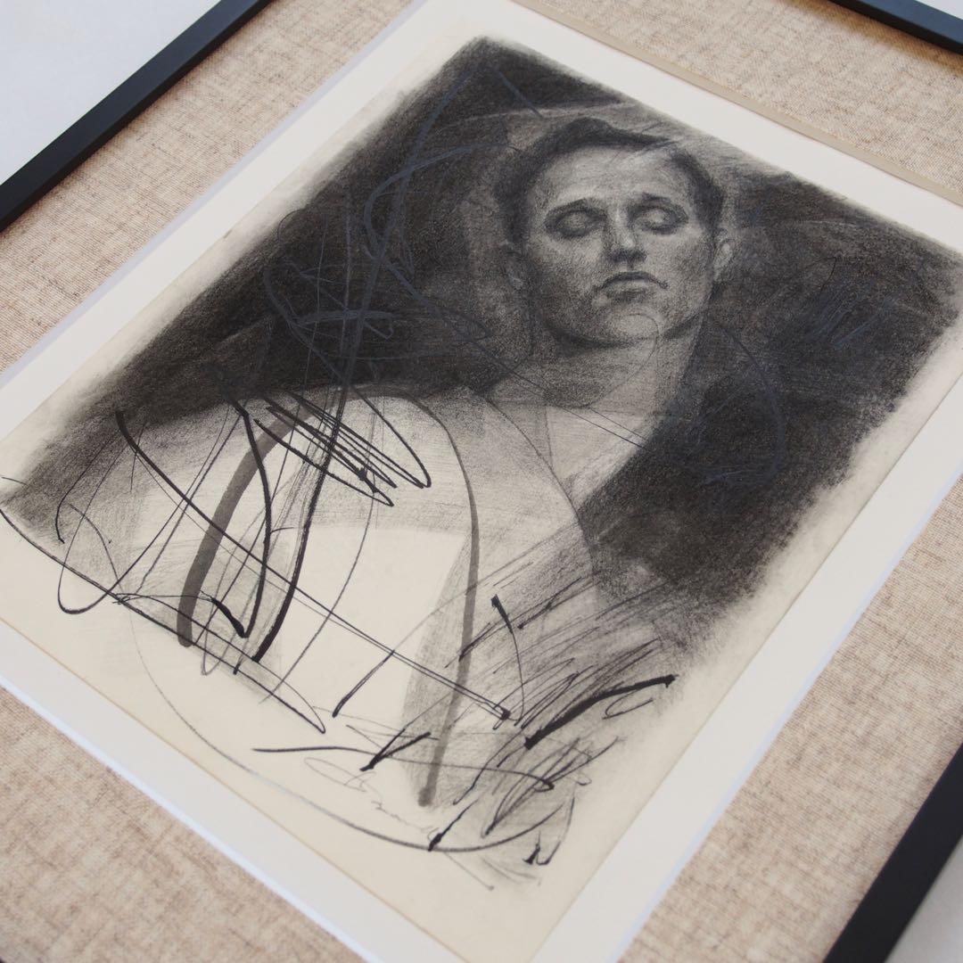 人物画 ドローイング 作品 絵画 現代アート モダンアート インテリア 舟越桂