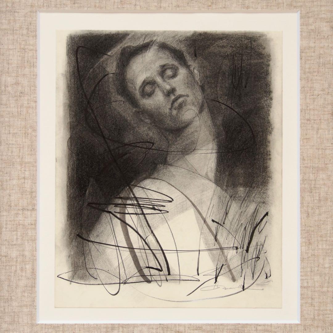 人物画 ドローイング 作品 絵画 現代アート モダンアート インテリア 舟越桂