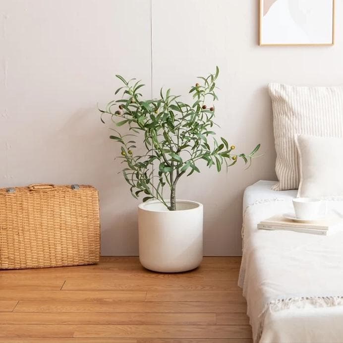 【光触媒/抗菌防臭】人工観葉植物 オリーブ 高さ85cm