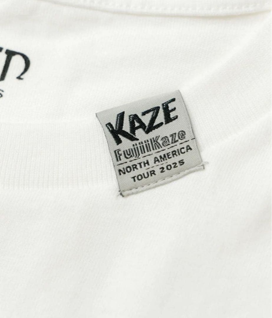 藤井風NORTH AMERICA TOUR 2025 ドリンクT（ホワイト）XL