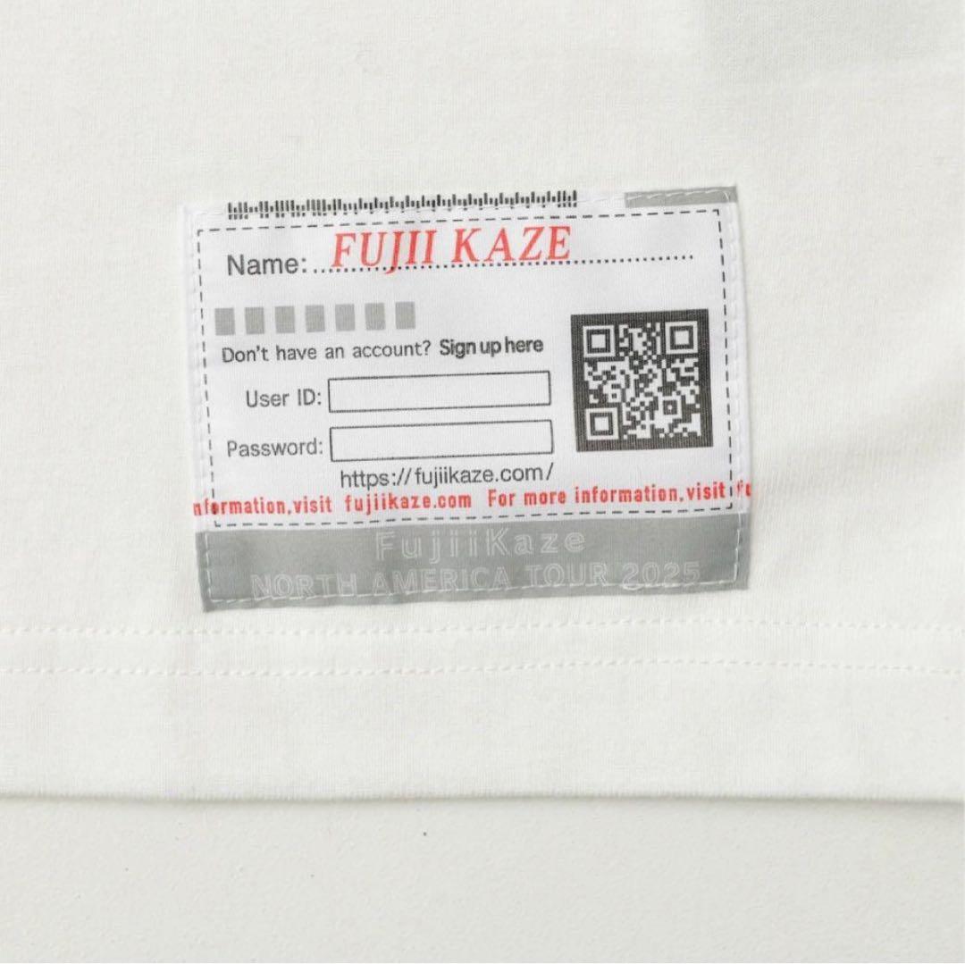 藤井風NORTH AMERICA TOUR 2025 ドリンクT（ホワイト）XL
