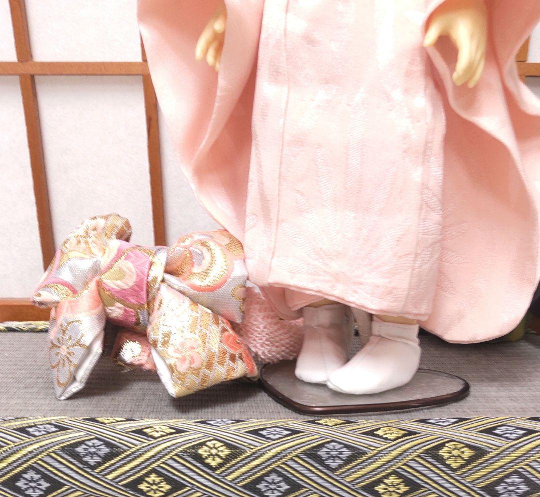 HM　幼SDサイズ振り袖セット　紺色梅と菊