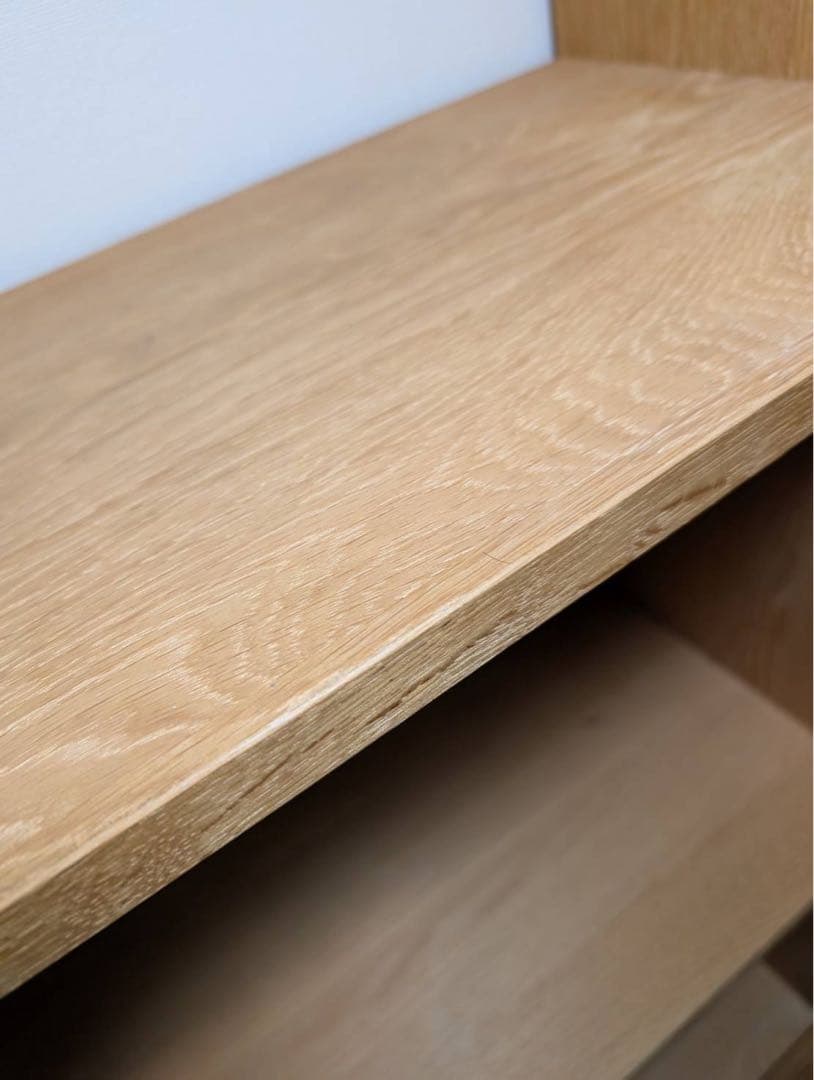 ■送料込■無印良品 スタッキングシェルフワイド 5段 オーク 棚収納