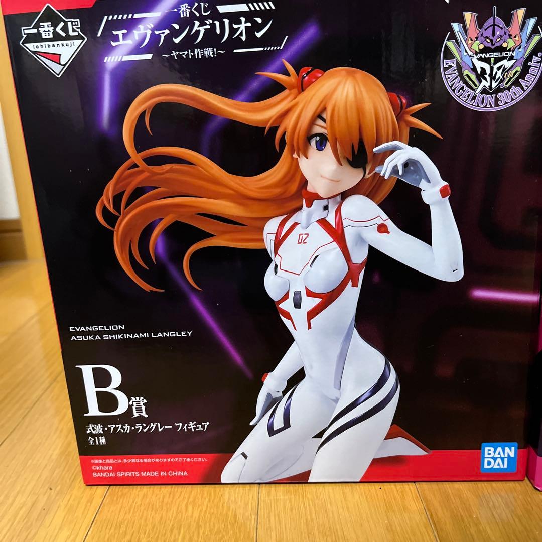 一番くじ エヴァンゲリオン B賞 C賞 セット フィギュア アスカ マリ おまけ