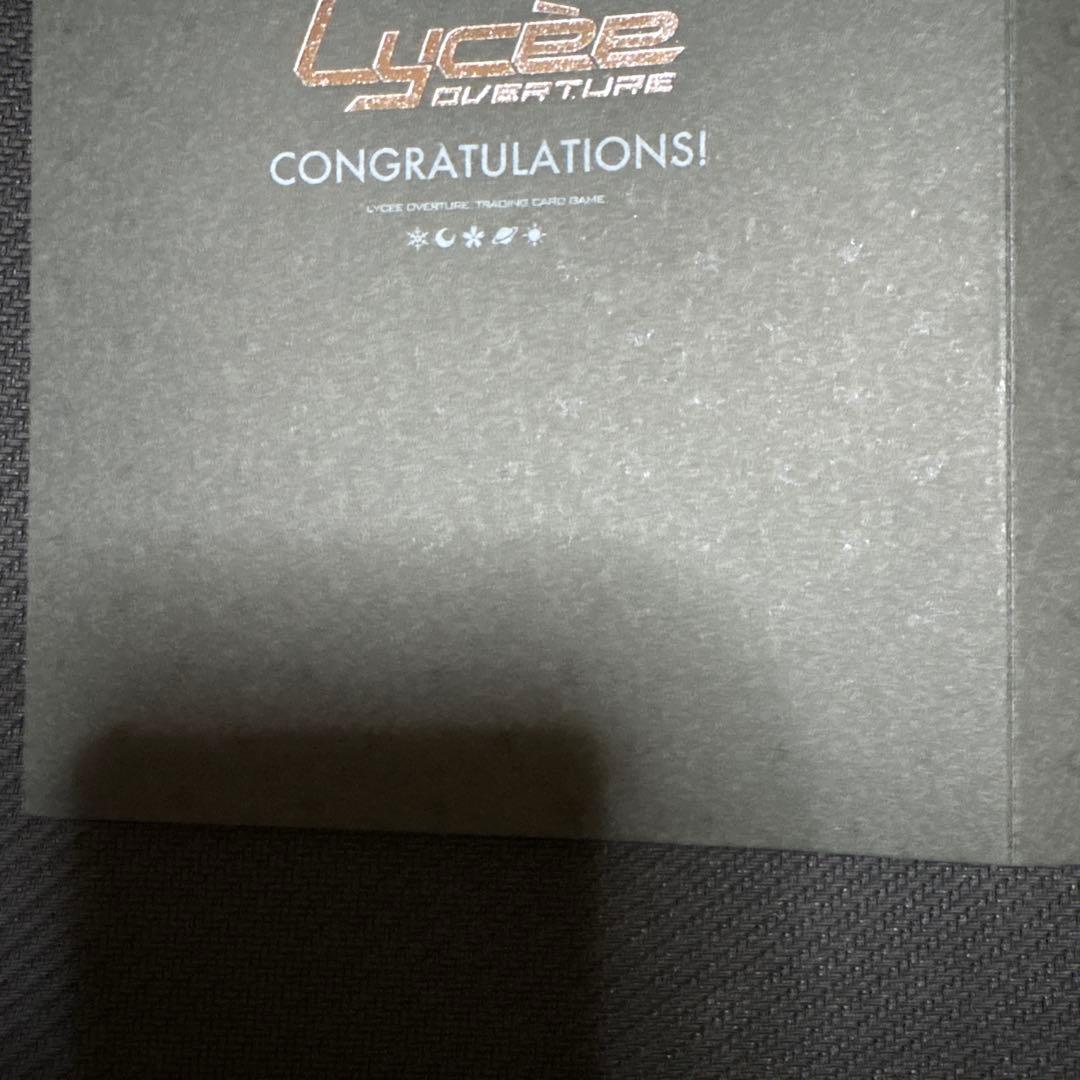 沙耶　直筆　サイン　lycee