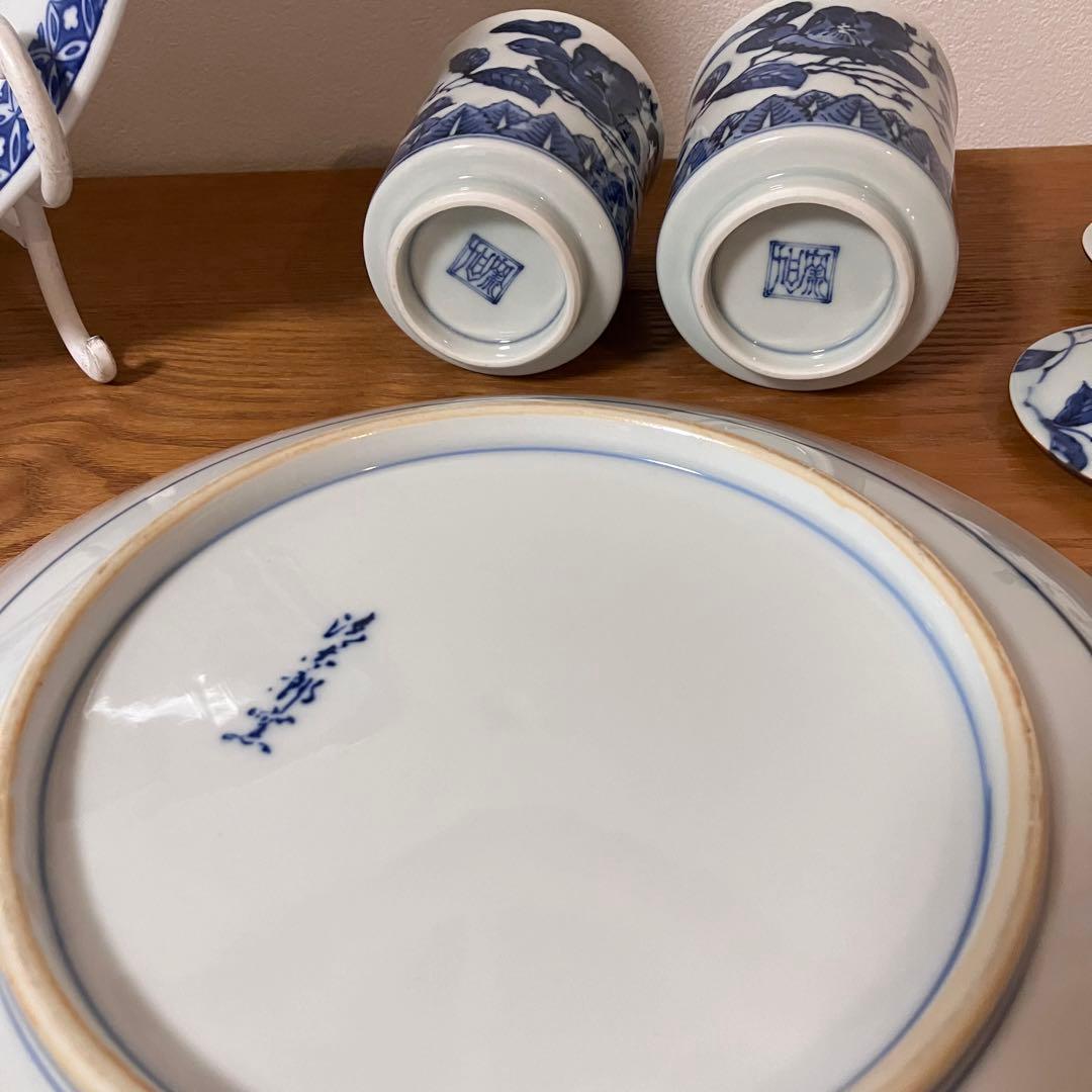 有田焼　波佐見焼　染付　和食器揃