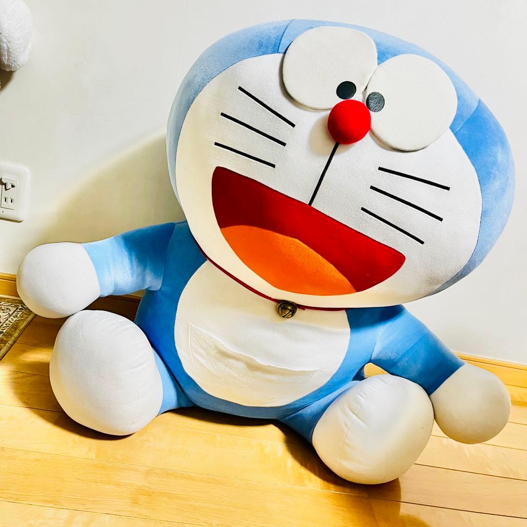 【状態良好・希少・レア】ドラえもん ぬいぐるみ 等身大 かわいい タグ付き