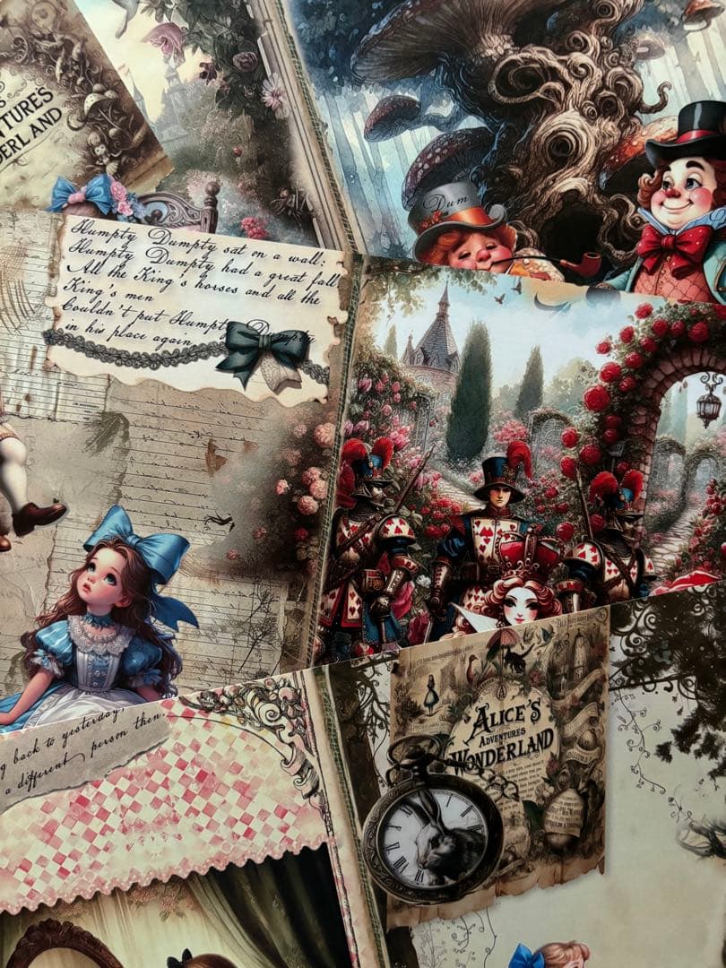 DRE♡AM様デザインペーパー・アリスインワンダーランドver.2