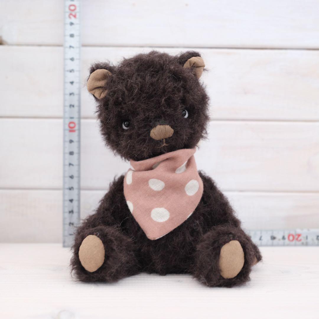 黒くまさんのぬいぐるみ　ぬいぐるみ　テディベア　teddy bear