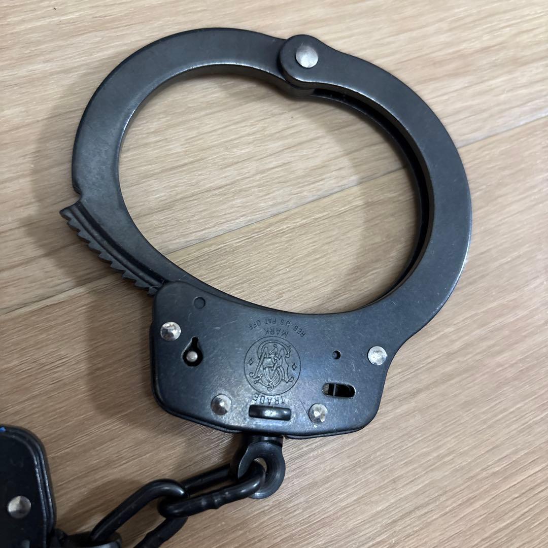 S&W M-100-1 ハンドカフ 手錠 ガンブルー