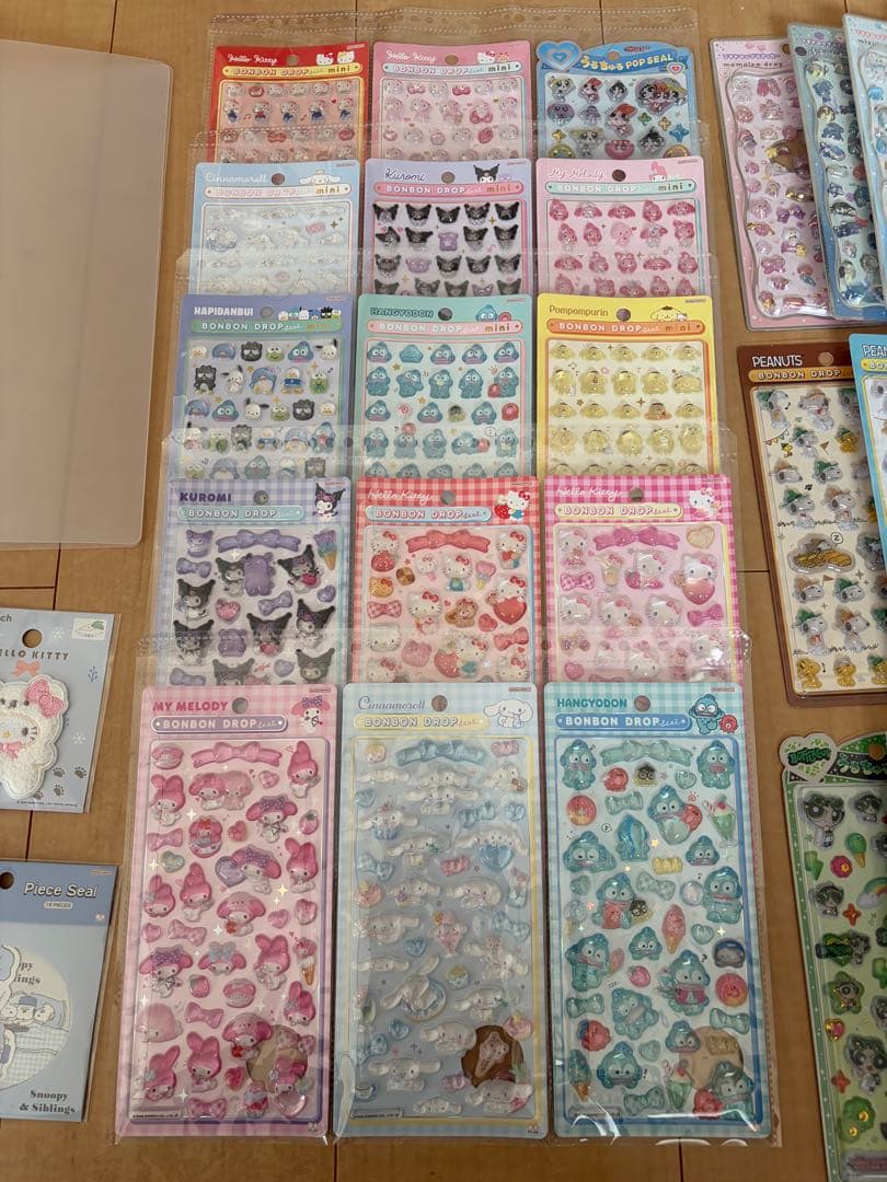 【正規品】ボンボンドロップシール　まとめ売り　コレクションファイル付　50枚