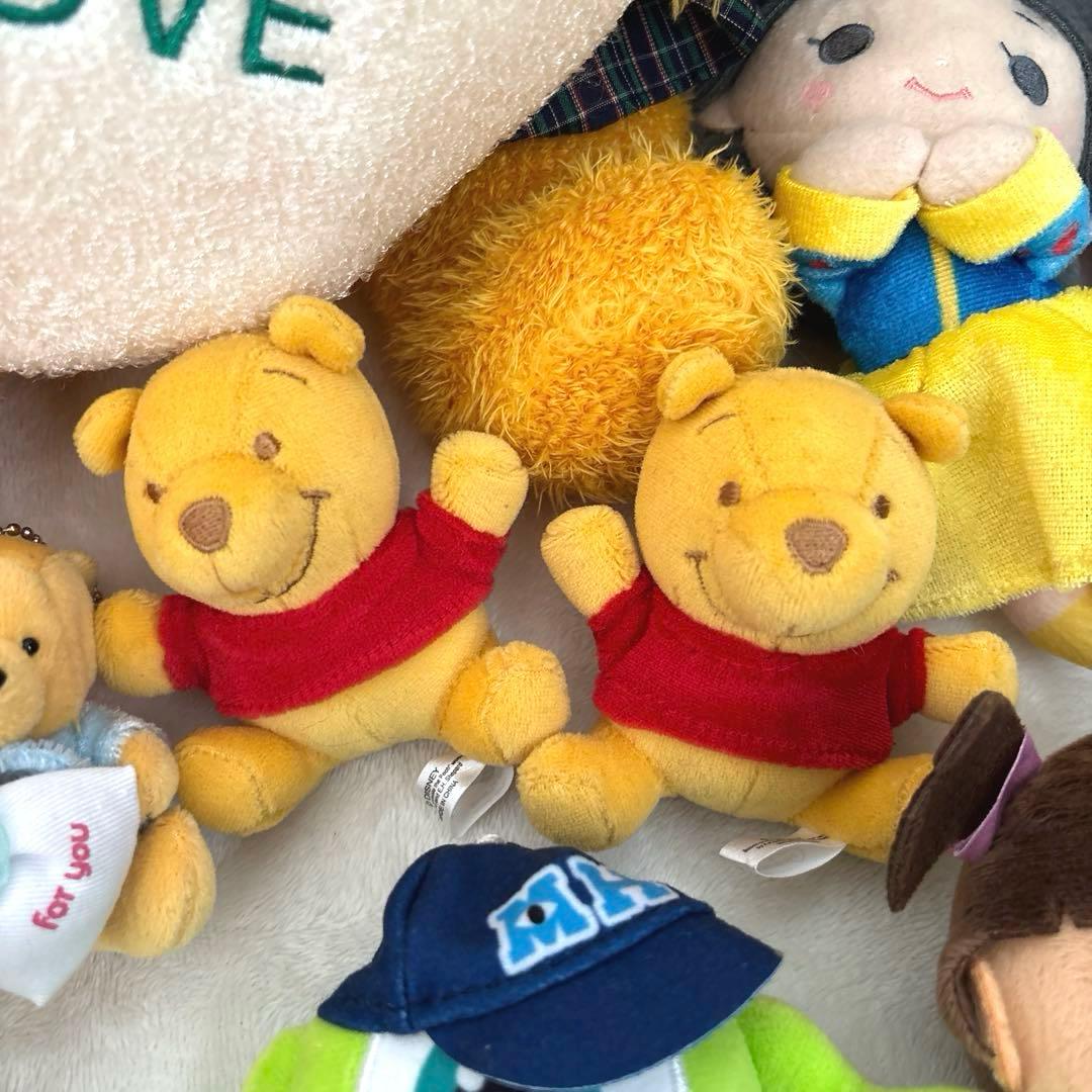 【Disney】キャラクター　ぬいぐるみ　28体まとめ　プーさん　アナ雪　白雪姫