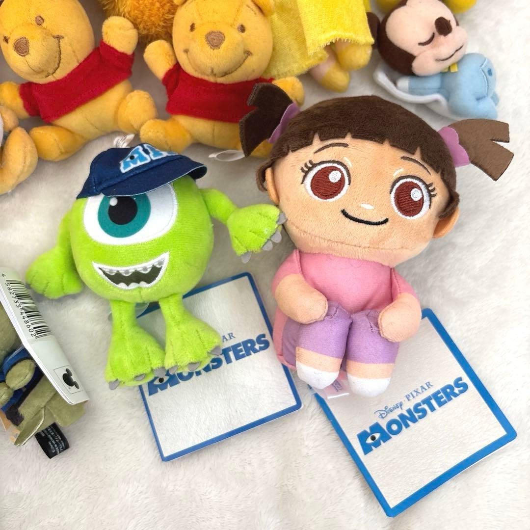 【Disney】キャラクター　ぬいぐるみ　28体まとめ　プーさん　アナ雪　白雪姫